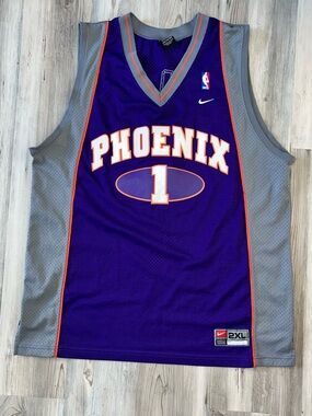 Vintage 2000's Penny Hardaway Phoenix Suns Purple Nike Jersey Size 2XL